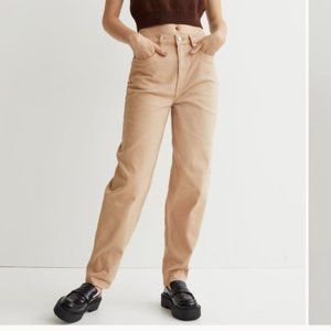 Mom Loose Fit Twill Pants